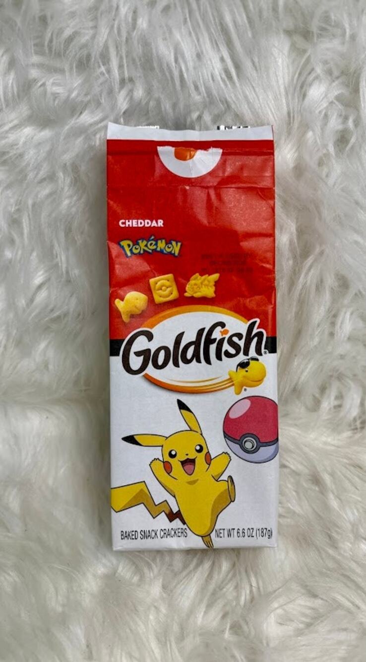 Empty Bag from Limited Edition Pepperidge Farms Pokemon Goldfish Crackers